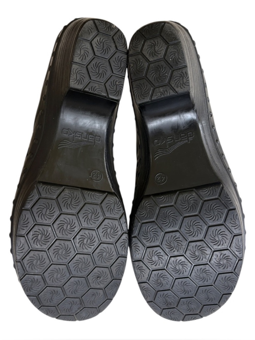 EUC Dansko Pippa Floral Laser Cut Molded Clogs Black Size 11.5 - 12 - Picture 8 of 10